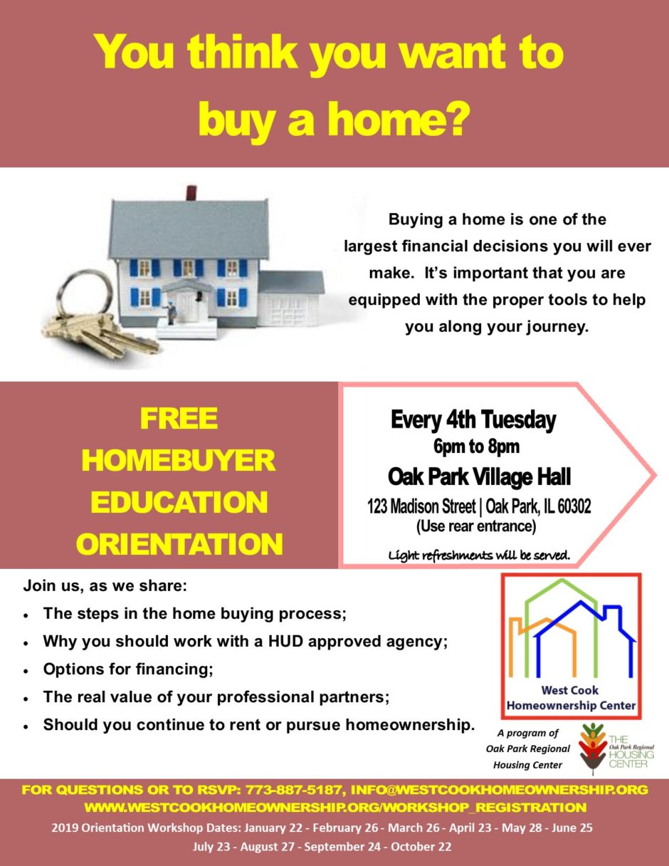 FREE Homebuyer Education Orientation FREE Homebuyer Education Orientation